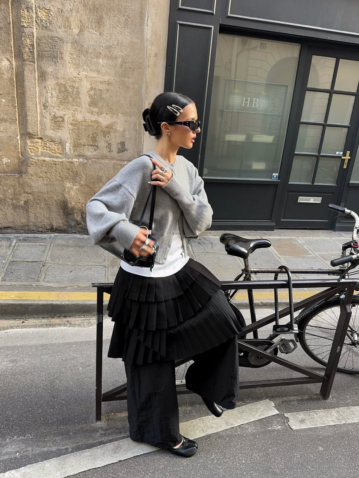 Why are skirts over pants so cool?